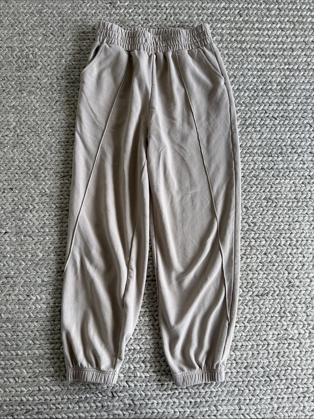 lululemon athletica Beige Track Joggers